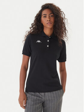 Kappa Kappa Polo Logo Sharas Wss 302B3C0 Negro Regular Fit