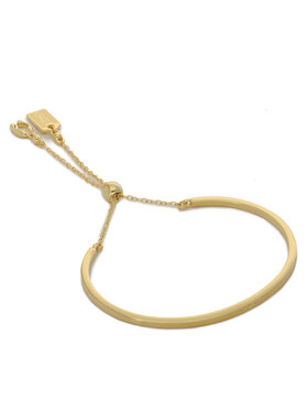 Coach Náramek Coach Slider Bangle Bracelet 37440610GLD710 Zlatá