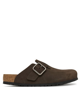 Birkenstock Шльопанці Birkenstock Boston Wire Buckle 1032760 Темно-коричневий