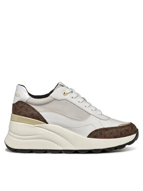 Geox Sneakersy Geox D Spherica Ec13 D45WAA 085AS C1352 Bílá