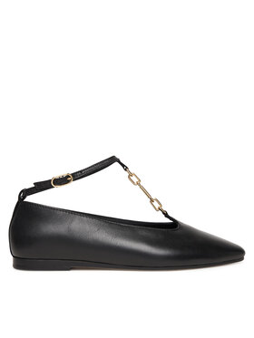 Tommy Hilfiger Ballerine Tommy Hilfiger Th-Bar Chain Ballet FW0FW09003 Nero