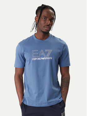 EA7 Emporio Armani EA7 Emporio Armani Camiseta 7M001307 AF10375 UB064 Azul Regular Fit