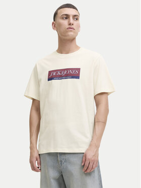 Jack & Jones Jack & Jones Camiseta Rinwood 12283628 Écru Regular Fit