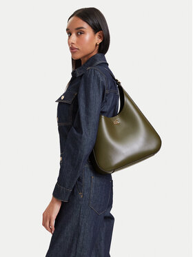 Calvin Klein Дамска чанта Calvin Klein Ck Medium Shoulder Bag LV04F3522G Тъмнозелен