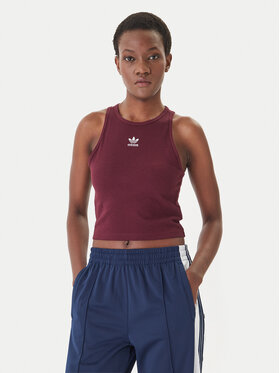 adidas adidas Top Essentials KD3824 Guinda/burdeos Slim Fit