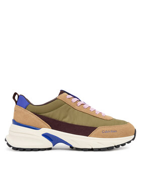 Calvin Klein Snīkeri Calvin Klein Hike Runner Mg Nylon Mix YW0YW02075 Zaļš
