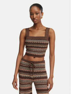 Marciano Guess Marciano Guess Топ G6GR15 Z0643 Коричневий Regular Fit