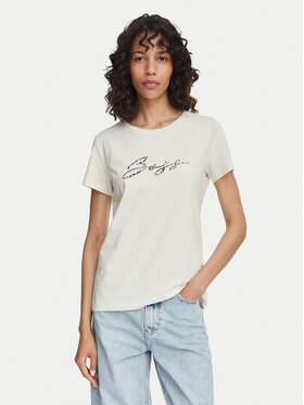 BOSS BOSS Camiseta C_Elove_5 50566827 Crema Slim Fit