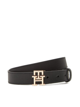Tommy Hilfiger Dámsky opasok Tommy Hilfiger Th Modern 2.5 AW0AW17496 Čierna