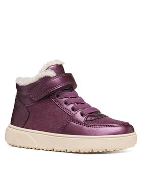 Geox Sneakersy Geox J Theleven Girl B Abx J56HTA 077AJ C8017 S Fialová