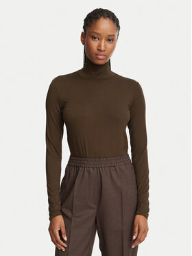 Weekend Max Mara Weekend Max Mara Гольф Multif 2625946012 Темно-коричневий Regular Fit