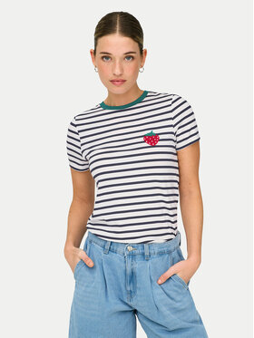 ONLY ONLY Camiseta Heart 15318959 Blanco Regular Fit