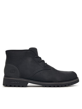 Skechers Schnürschuhe Skechers Quintero-Damien 205903/BBK Schwarz