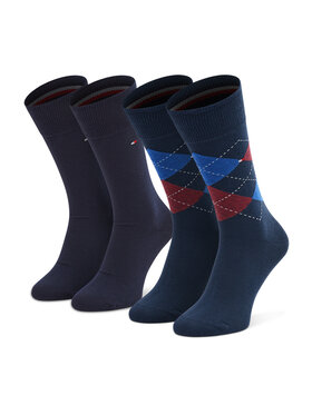 Tommy Hilfiger Șosete lungi Tommy Hilfiger 100001495 Bleumarin