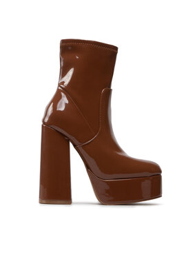 DeeZee Členková obuv DeeZee ZALXBH220154 Hnedá