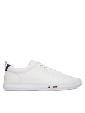 Tommy Hilfiger Sneakersy Tommy Hilfiger Harlem Street Lth FM0FM05708 Bílá