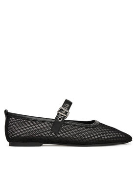 Tommy Jeans Baleríny Tommy Jeans Tjw Mesh Maryjane Ballerina EN0EN02872 Čierna
