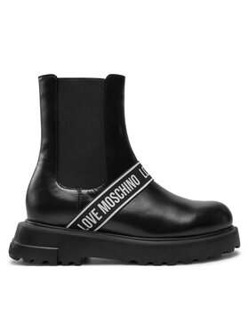 LOVE MOSCHINO Kotníková obuv s elastickým prvkem LOVE MOSCHINO JA24104G1LIA0000 Černá