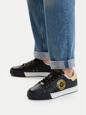 Versace Jeans Couture Снікерcи Versace Jeans Couture 80YA3SK1 Чорний