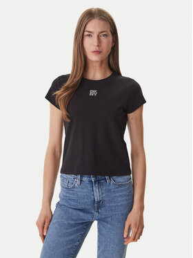 DKNY DKNY Camiseta DJ6T1740 Negro Regular Fit