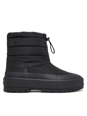 Calvin Klein Μπότες Χιονιού Calvin Klein Vulc Flatform Snowboot Nyl HW0HW03245 Μαύρο