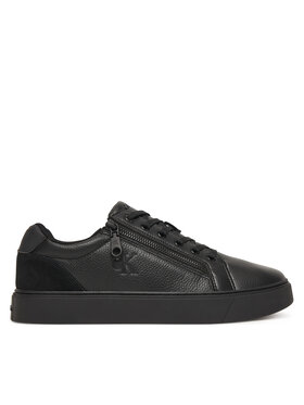 Calvin Klein Sneakersy Calvin Klein Classic Cup Laceup Zip Lth YM0YM01437 Černá