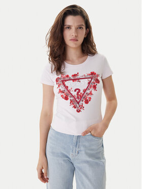 Guess Guess Camiseta W6RI23 J1314 Rosa Regular Fit