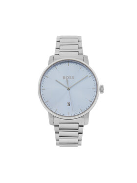 BOSS Hodinky BOSS Dean 1514132 Strieborná