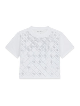 Guess Guess Camiseta J6GI05 K6YW4 Blanco Boxy Fit