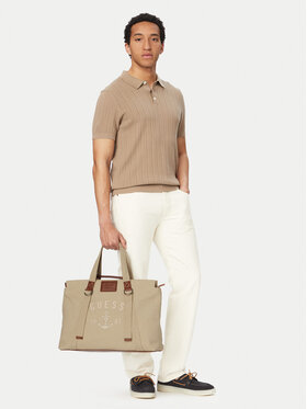 Guess Дорожня сумка Guess HMOSCM P6246 Світло-бежевий