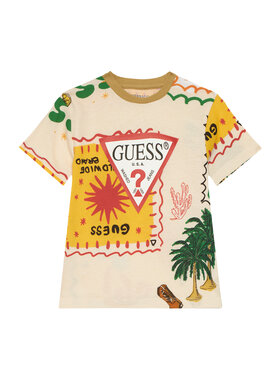 Guess Guess Camiseta N6GI02 K8HM4 Beis Regular Fit