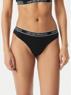 Emporio Armani Underwear Emporio Armani Underwear Conjunto de bragas brasileñas EW000404 AF19026 MC005 Negro