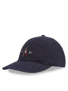 Tommy Hilfiger Šiltovka Tommy Hilfiger Seasonal Flag Wash 6 Panel Cap AM0AM13348 Tmavomodrá