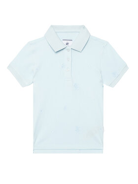 Beverly Hills Polo Club Beverly Hills Polo Club Polo marškinėliai G2555 Mėlyna Regular Fit