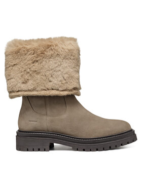 Geox Īsie zābaki Geox D Iridea D04HRM 022BH C6029 Bēšs