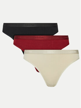 Calvin Klein Underwear Calvin Klein Underwear Klasikinių kelnaičių komplektas Bikini 3pk 000QD5243E Spalvota