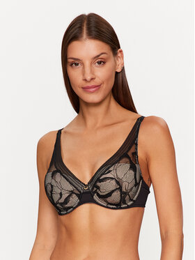 Chantelle Chantelle Σουτιέν με μπανέλα True Lace C11M20 Μαύρο