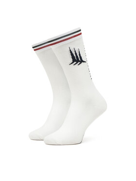 Aeronautica Militare Dlhé ponožky Aeronautica Militare 251CZ010L499 Biela