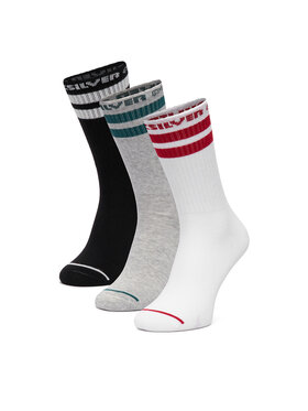 Quiksilver Довгі шкарпетки Quiksilver CEO_BR_QUIK_2040_W_AW25 (3 PACK) Кольоровий