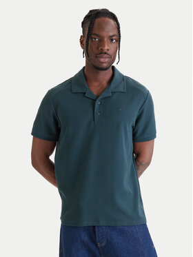Calvin Klein Jeans Calvin Klein Jeans Polo Easy Micro Waffle LV04RF205G Verde Regular Fit