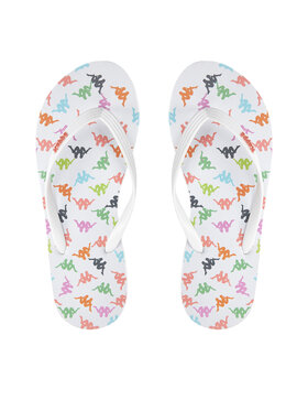 Kappa Žabky Kappa 351C22W White - Pink Coral - Pink Fuchsia Farebná