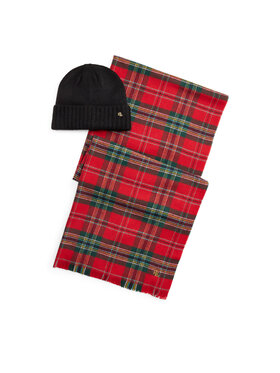 LAUREN RALPH LAUREN Set Fular și Căciulă LAUREN RALPH LAUREN 454P23529004 Roșu