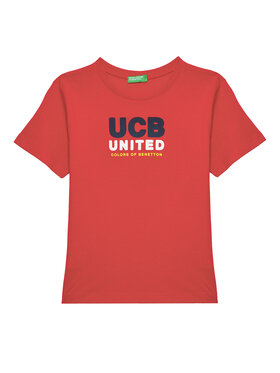 United Colors Of Benetton United Colors Of Benetton T-Shirt 3I1XG10JO Κόκκινο Regular Fit