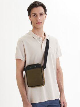 Tommy Hilfiger Ľadvinka Tommy Hilfiger Th Repreve Mini Reporter AM0AM14150 Zelená