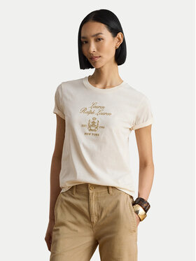 LAUREN RALPH LAUREN LAUREN RALPH LAUREN Camiseta 200P13943002 Crema Regular Fit