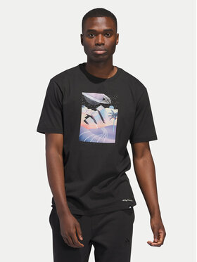 adidas adidas Футболка All Day I Dream About Summer JI9417 Чорний Regular Fit