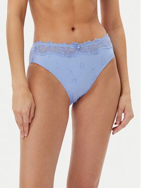 Hunkemöller Hunkemöller Mutande classiche a vita alta Diva 301190 Celeste