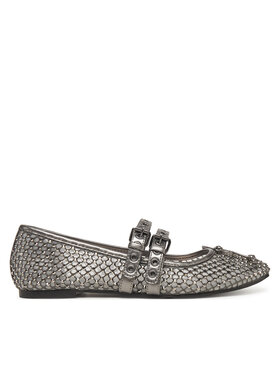 Guess Балетки Guess FLJKNN FAB02 Срібний