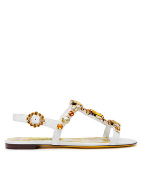 Dolce&Gabbana Sandály Dolce&Gabbana CQ0601 AT848 Bílá