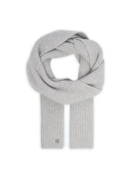 Calvin Klein Šál Calvin Klein Ck Metal Wool Rib Scarf LV04D8056G Sivá